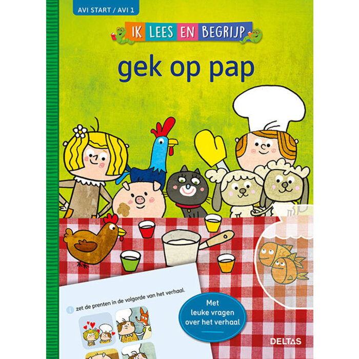 Deltas Ik lees en begrijp - Gek op pap (AVI START / AVI 1)