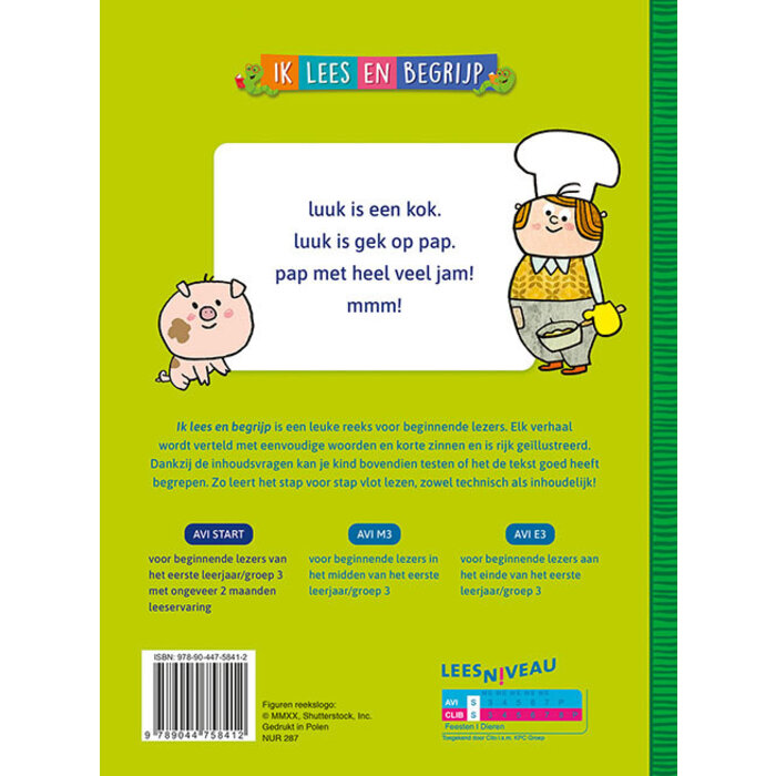 Deltas Ik lees en begrijp - Gek op pap (AVI START / AVI 1)