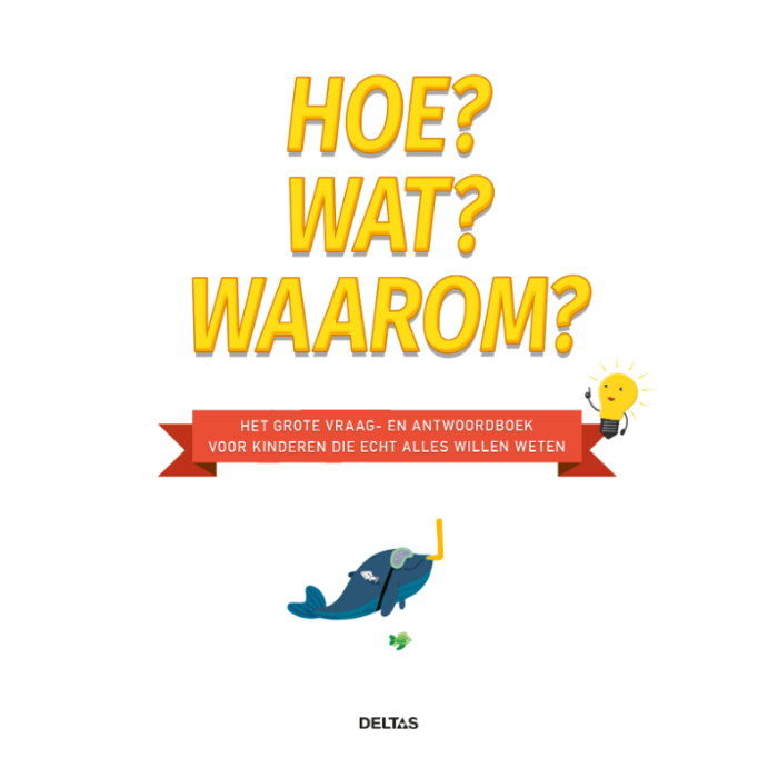 Deltas Hoe? Wat? Waarom? Het grote vraag- en antwoordenboek voor kinderen die echt alles willen weten!