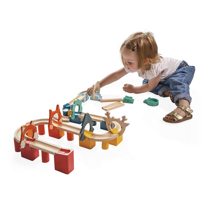 Janod Houten speelgoed - mijn eerste knikkerbaan