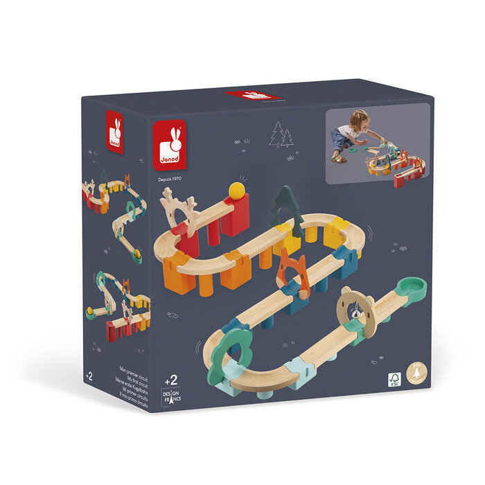 Janod Houten speelgoed - mijn eerste knikkerbaan