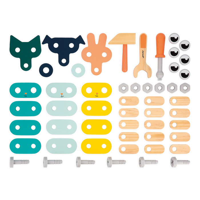 Janod Houten speelgoed - Brico'kids - dieren