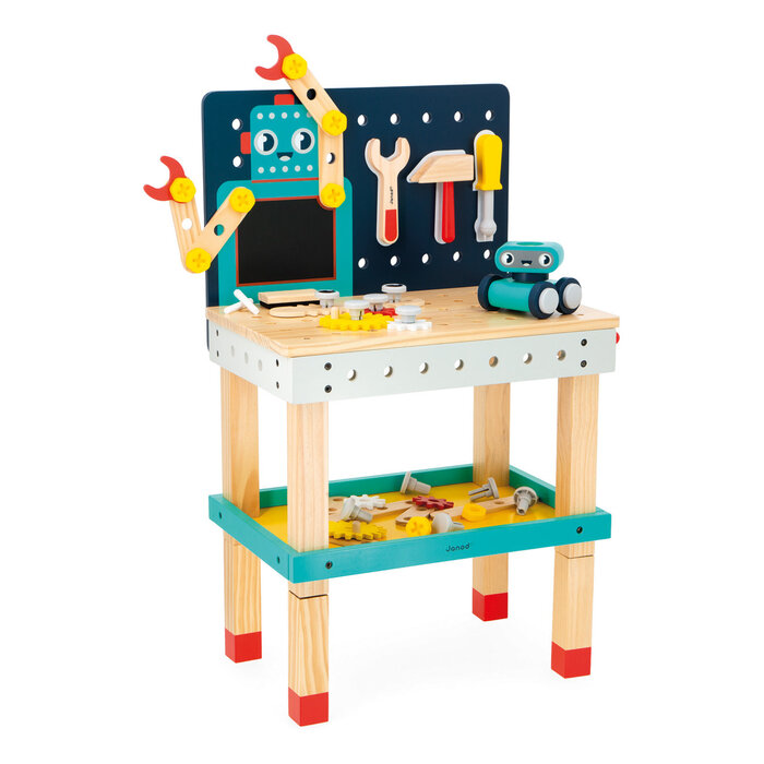Janod Houten speelgoed - Brico'kids - werkbank robot
