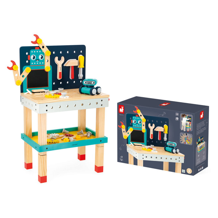 Janod Houten speelgoed - Brico'kids - werkbank robot