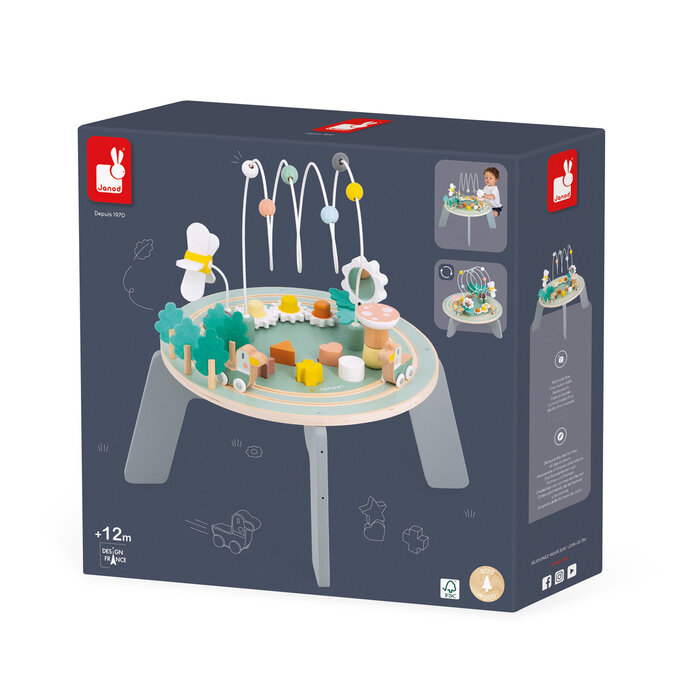 Janod Houten speelgoed - activiteitentafel/speeltafel Tuin - Sweet Cocoon