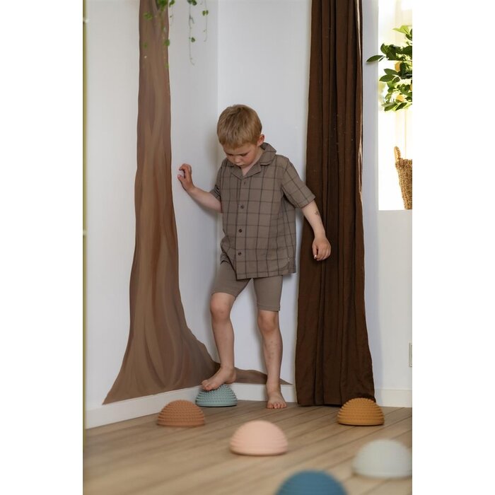 Find that hippo Sensorisch speelgoed - 4 balansstenen, zonsondergang