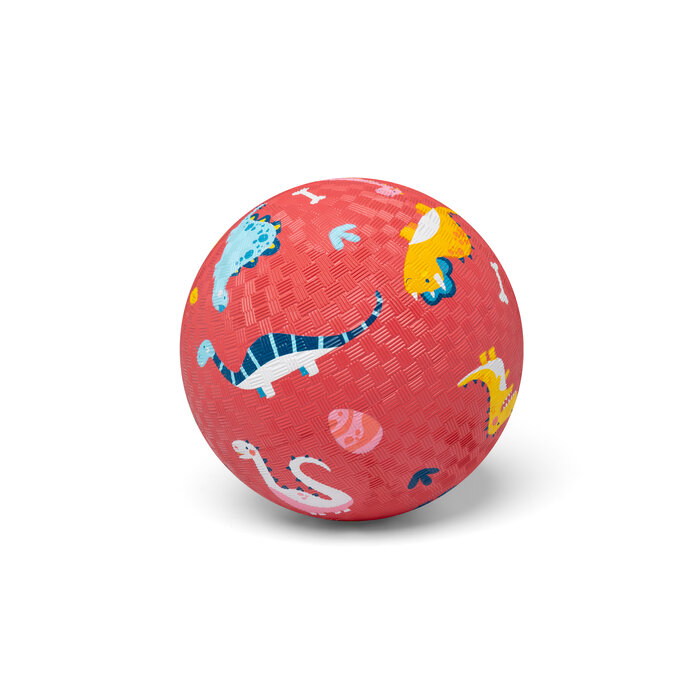 Little L Sensorisch speelgoed - rubber bal - dino's, 18 cm
