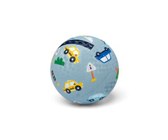 Little L Sensorisch speelgoed - rubber bal - auto's, 18 cm