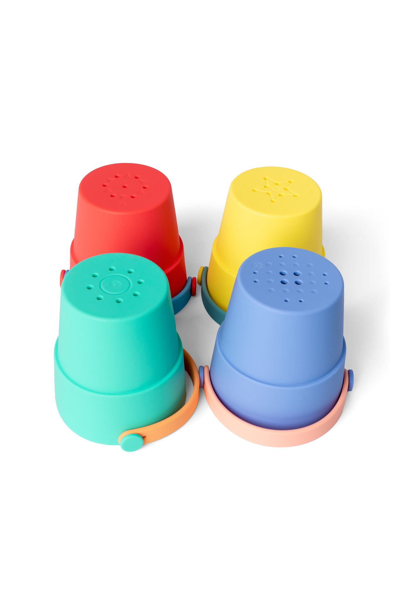 Little L Siliconen Sensorische Emmers - 4 stuks