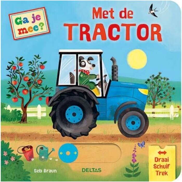 Deltas Kijk en ontdek - met de tractor (draai, schuif en trek)