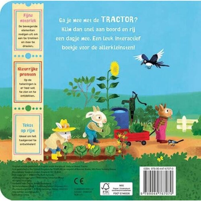 Deltas Kijk en ontdek - met de tractor (draai, schuif en trek)