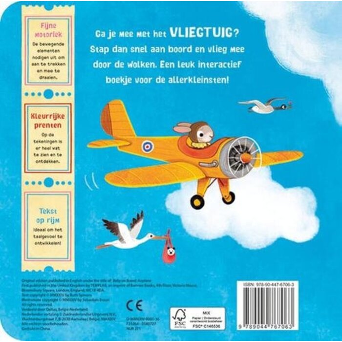 Deltas Kijk en ontdek - met het vliegtuig (draai, schuif en trek)