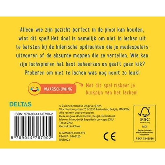 Deltas Doosje met kaarten - laat met niet lachen
