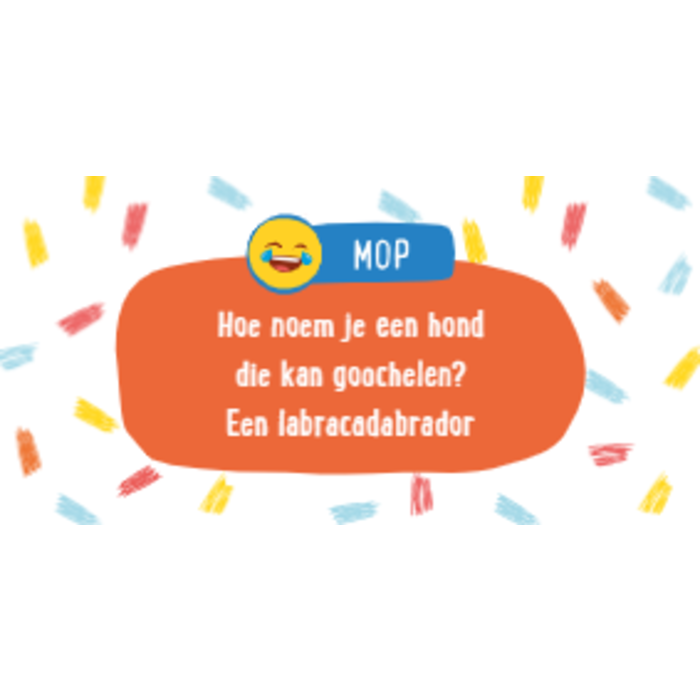 Deltas Doosje met kaarten - laat met niet lachen