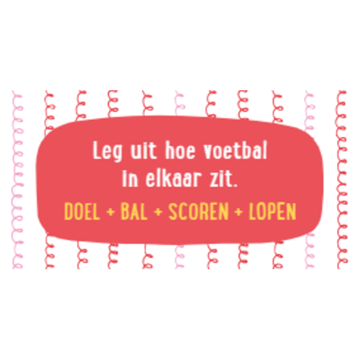 Deltas Doosje met kaarten - let op je woorden