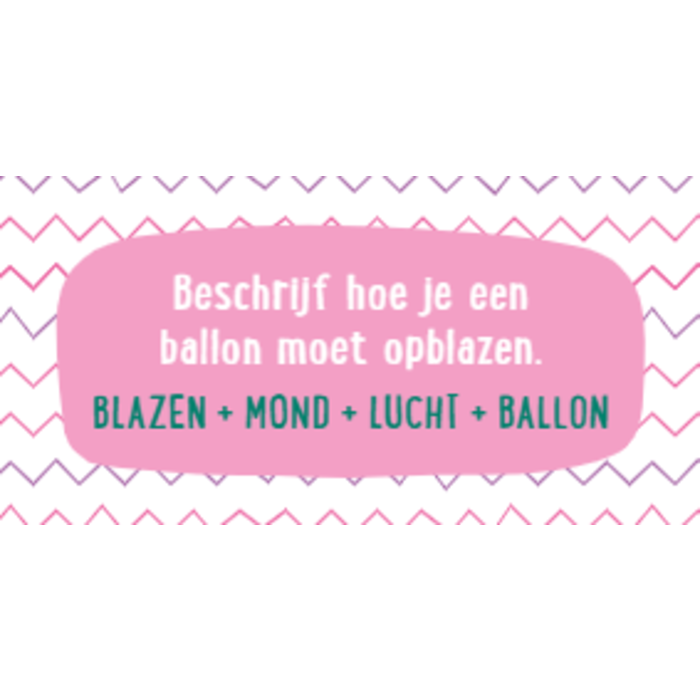 Deltas Doosje met kaarten - let op je woorden