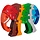Cijfer houten puzzel - 1 tot 10  Olifant (10 stuks)