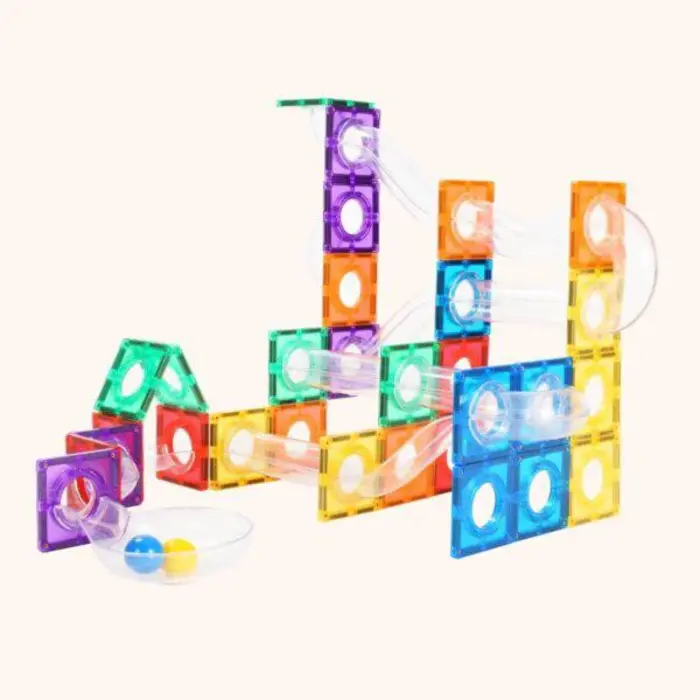 Coblo Magnetische tegels - Classic Knikkerbaan - 100 stuks