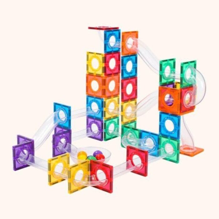 Coblo Magnetische tegels - Classic Knikkerbaan - 100 stuks