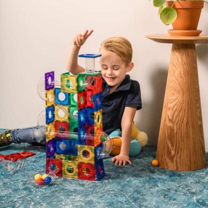 Coblo Magnetische tegels - Classic Knikkerbaan - 100 stuks