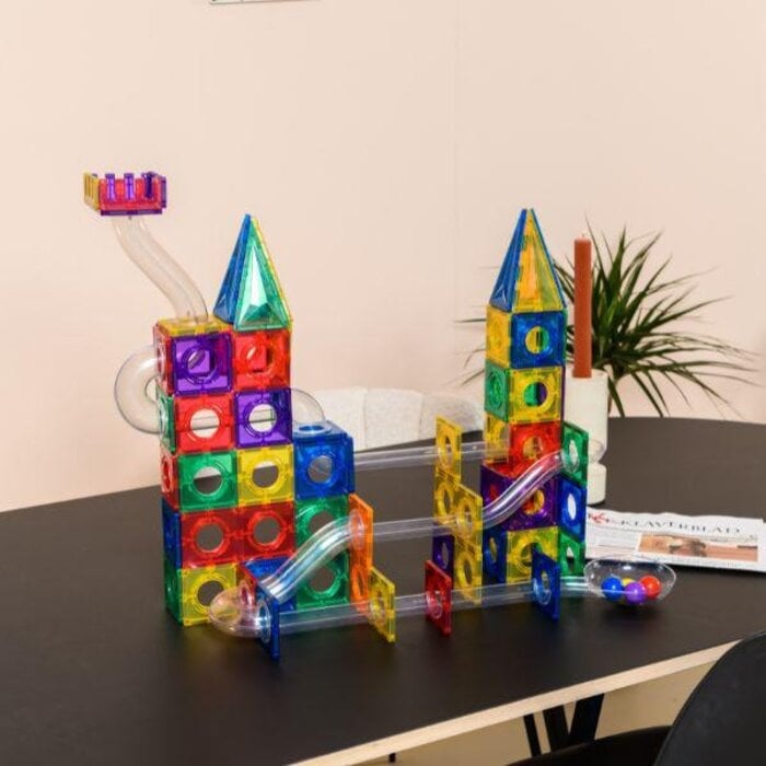 Coblo Magnetische tegels - Classic Knikkerbaan - 100 stuks