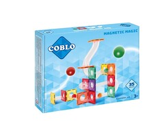 Coblo Magnetische tegels - Classic Knikkerbaan Uitbreiding - 35 stuks