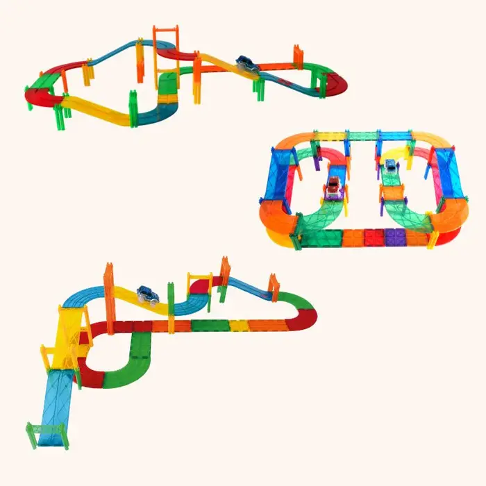 Coblo Magnetische tegels - Classic Racebaan - 70 stuks