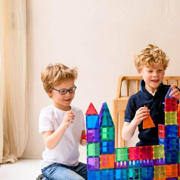 Coblo Magnetische tegels - Classic – 100 stuks - Magnetische bouwstenen