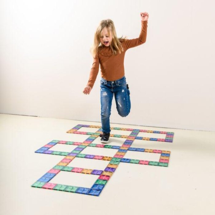 Coblo Magnetische tegels - Pastel - 100 stuks - Magnetische bouwstenen