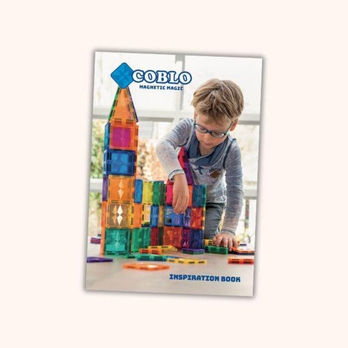 Coblo Magnetische tegels - Pastel - 100 stuks - Magnetische bouwstenen