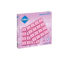 Coblo Magnetische tegels - Pastel Basisplaten - 2 stuks