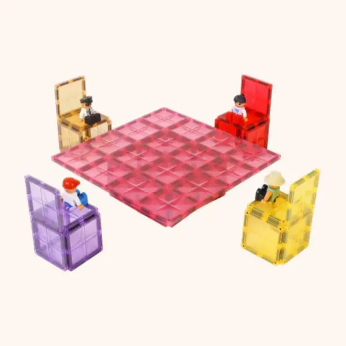 Coblo Magnetische tegels - Pastel Basisplaten - 2 stuks - Uitbreidingen