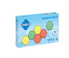Coblo Magnetische tegels - Classic Zeshoek (Hexagon) - 6 stuks