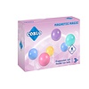 Coblo Magnetische tegels - Pastel Knikkerbaan balletjes  - 6 stuks