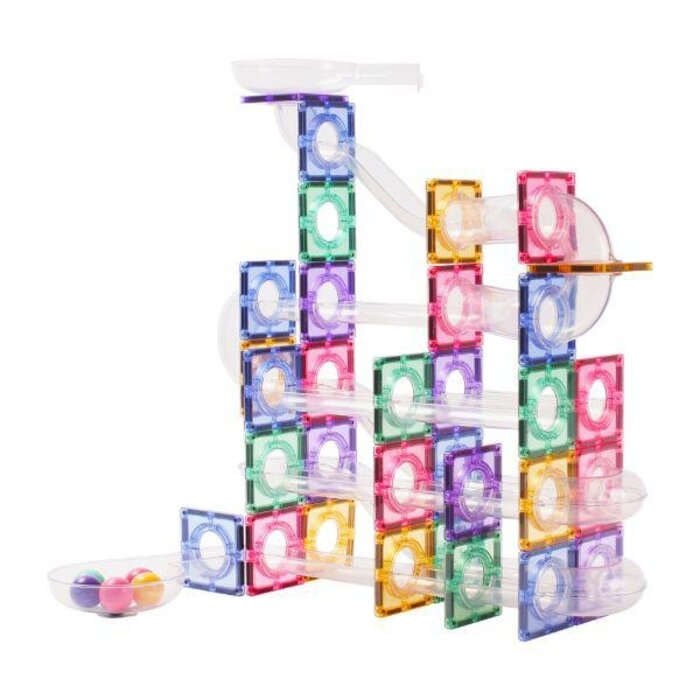 Coblo Pastel Knikkerbaan balletjes  - 6 stuks - Uitbreidingen