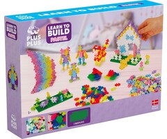 Plus-Plus Mini Pastel - learn to build - 600 stuks + 2 grondplaten