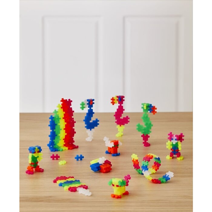 Plus-Plus Mini basic - Neon - 600 stuks