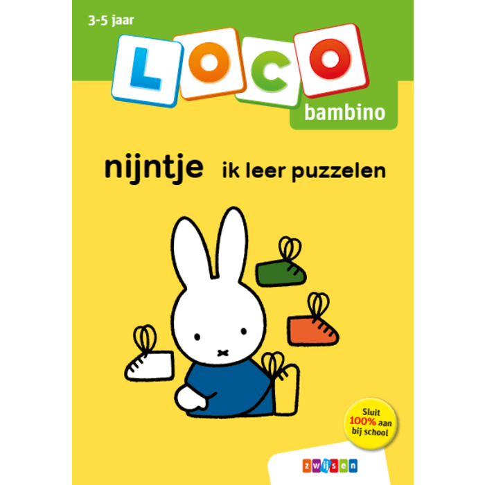 Loco Nijntje - pakket - basisdoos met 2 boekjes - spelen en leren (bambino)