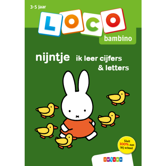 Loco Nijntje - pakket - basisdoos met 2 boekjes - spelen en leren (bambino)