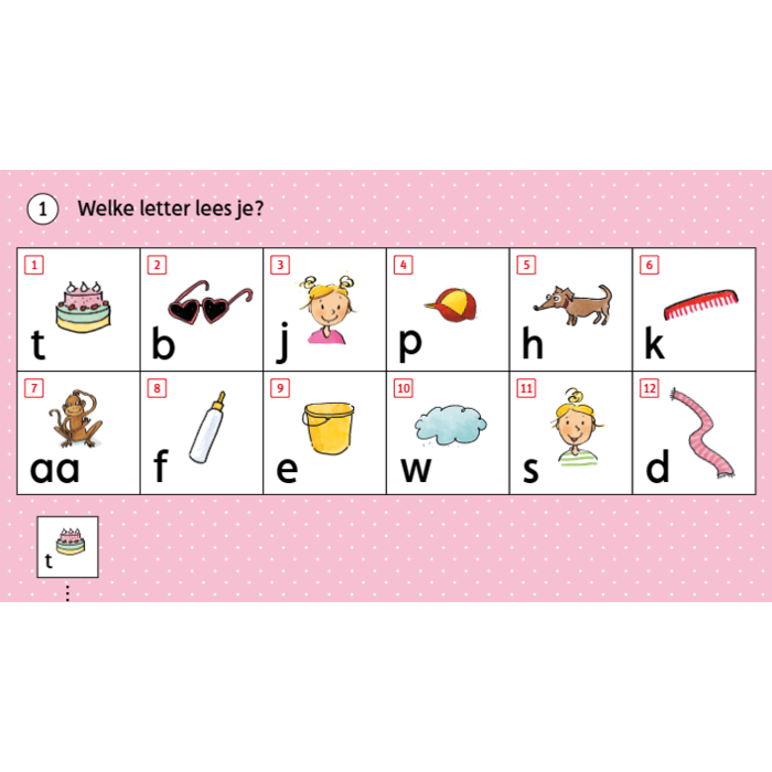 Loco Pakket - de Zoete Zusjes - spelen met letters en woorden - basisdoos met 2 boekjes (mini)