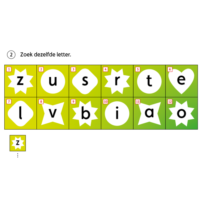 Loco De zoete zusjes - spelen met letters (mini)