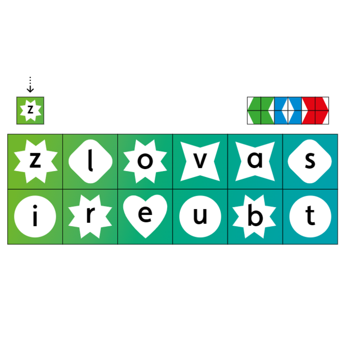 Loco De zoete zusjes - spelen met letters (mini)