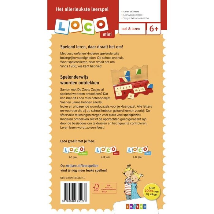 Loco De zoete zusjes - spelen met woorden (mini)