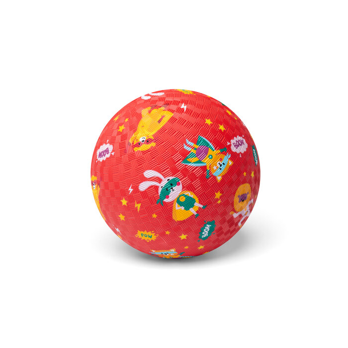 Little L Sensorisch speelgoed - rubber bal - Superhelden, 18 cm