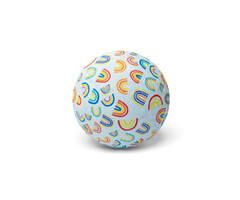 Little L Sensorisch speelgoed - rubber bal - Regenboog, 18 cm