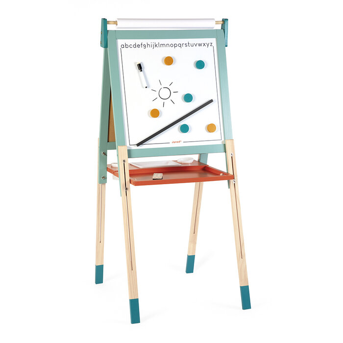 Janod Schoolbord - verstelbaar Blauw/Groen