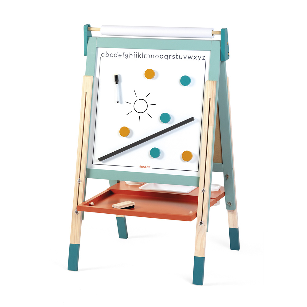 Janod Schoolbord - verstelbaar Blauw/Groen