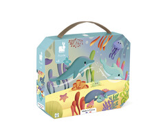Janod Puzzel - Zeedieren  (36 stukjes)