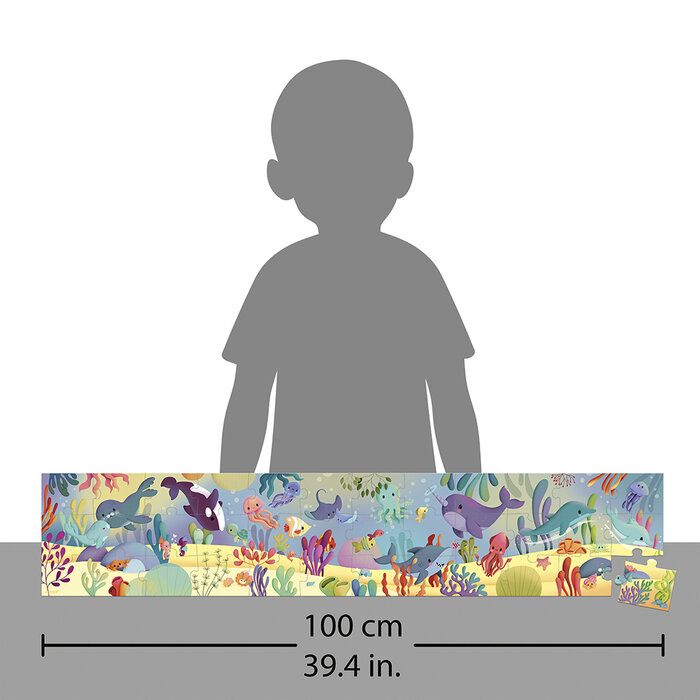 Janod Puzzel - Zeedieren  (36 stukjes)
