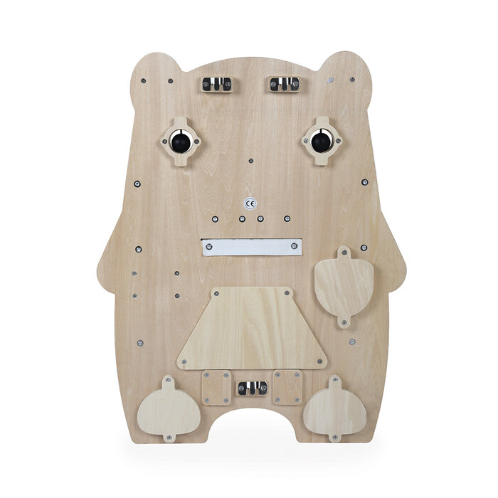 Janod Houten speelgoed - Pure - activiteitenpaneel ijsbeer